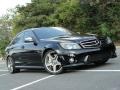 2009 Obsidian Black Metallic Mercedes-Benz C 63 AMG  photo #8