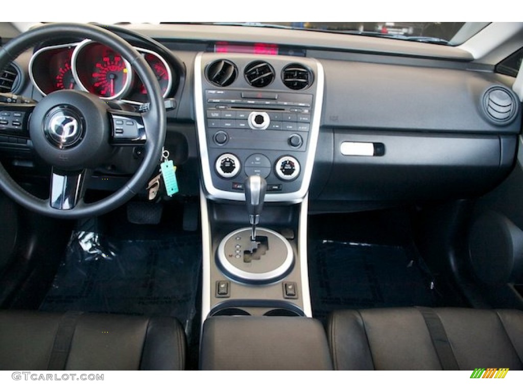 2008 Mazda CX-7 Grand Touring Black Dashboard Photo #71191531