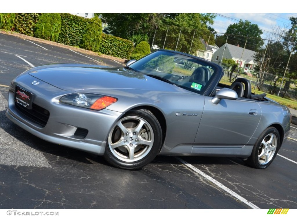 2003 S2000 Roadster - Sebring Silver Metallic / Black photo #3