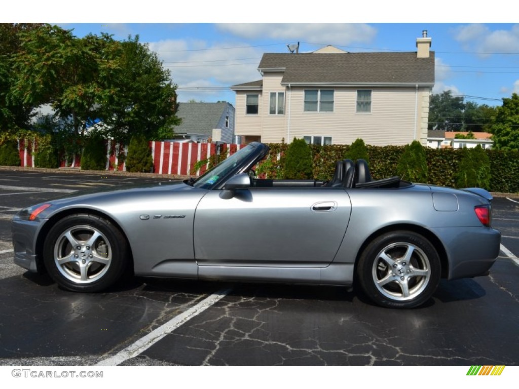 2003 S2000 Roadster - Sebring Silver Metallic / Black photo #4