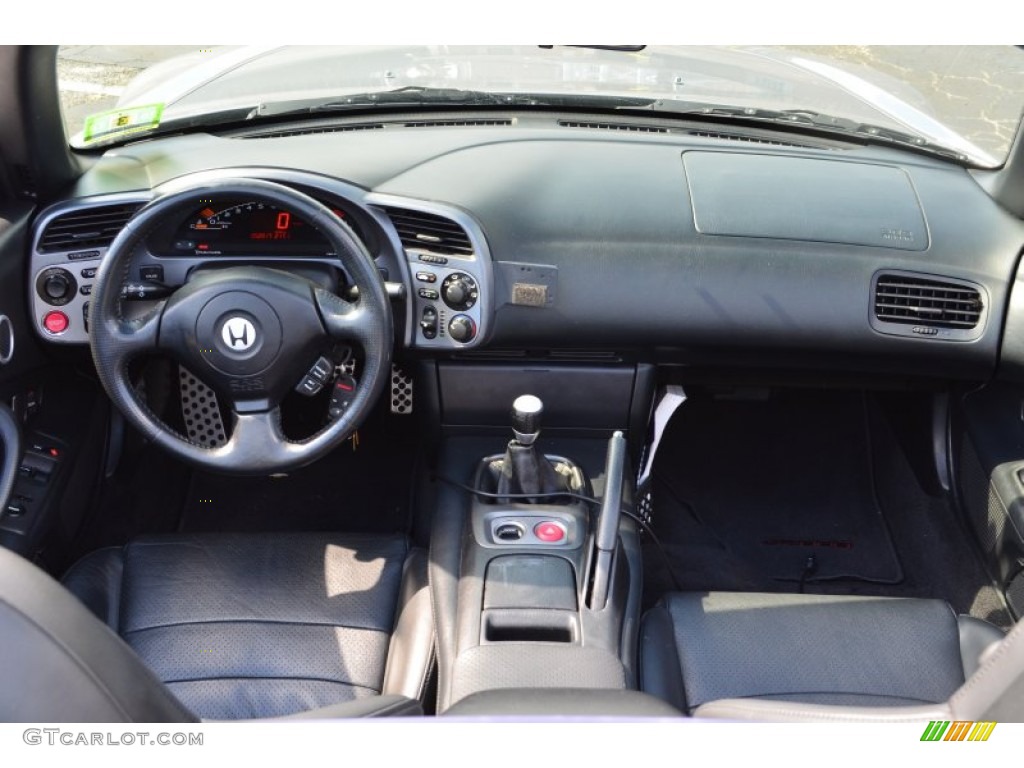 2003 S2000 Roadster - Sebring Silver Metallic / Black photo #7