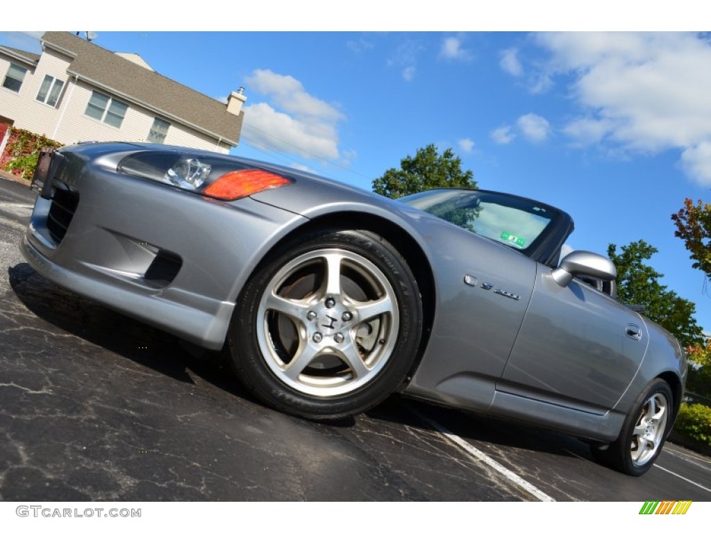 2003 S2000 Roadster - Sebring Silver Metallic / Black photo #16