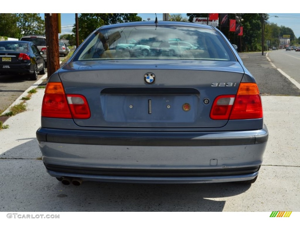 2000 3 Series 323i Sedan - Steel Blue Metallic / Sand photo #6