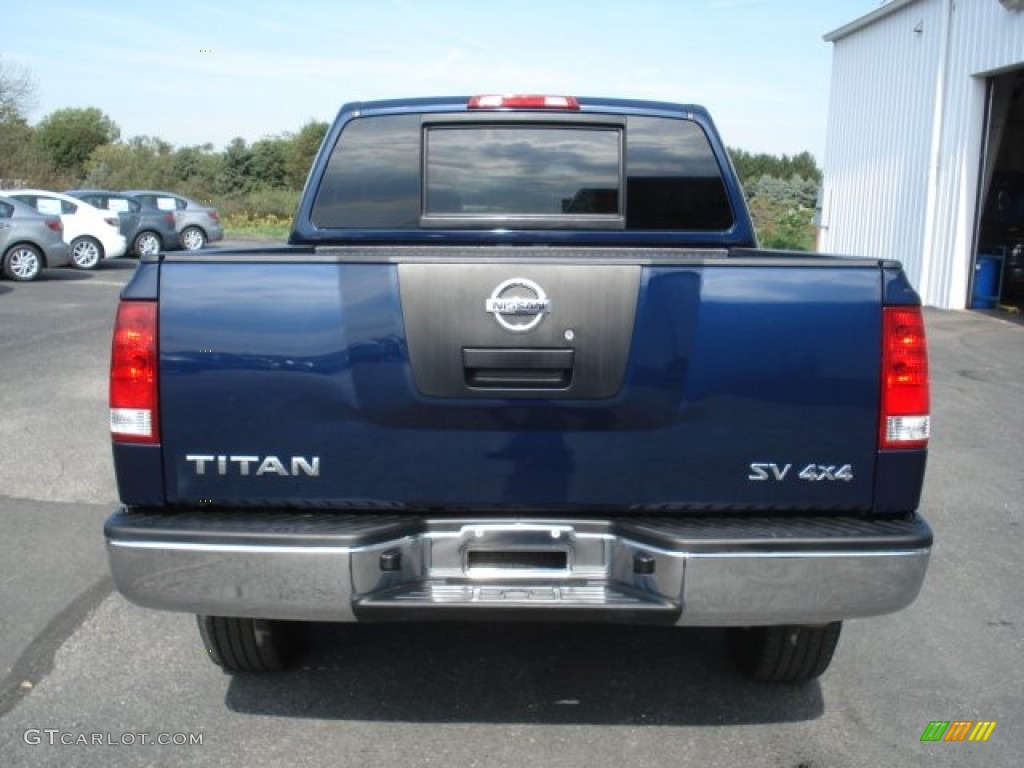 2012 Titan SV Crew Cab 4x4 - Navy Blue / Charcoal photo #7