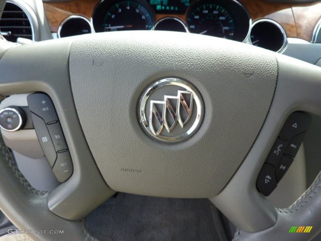 2010 Enclave CXL AWD - Quicksilver Metallic / Cashmere/Cocoa photo #18