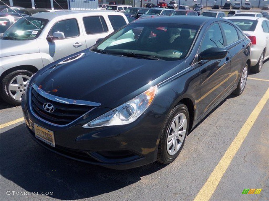 2011 Sonata GLS - Indigo Blue Pearl / Gray photo #2