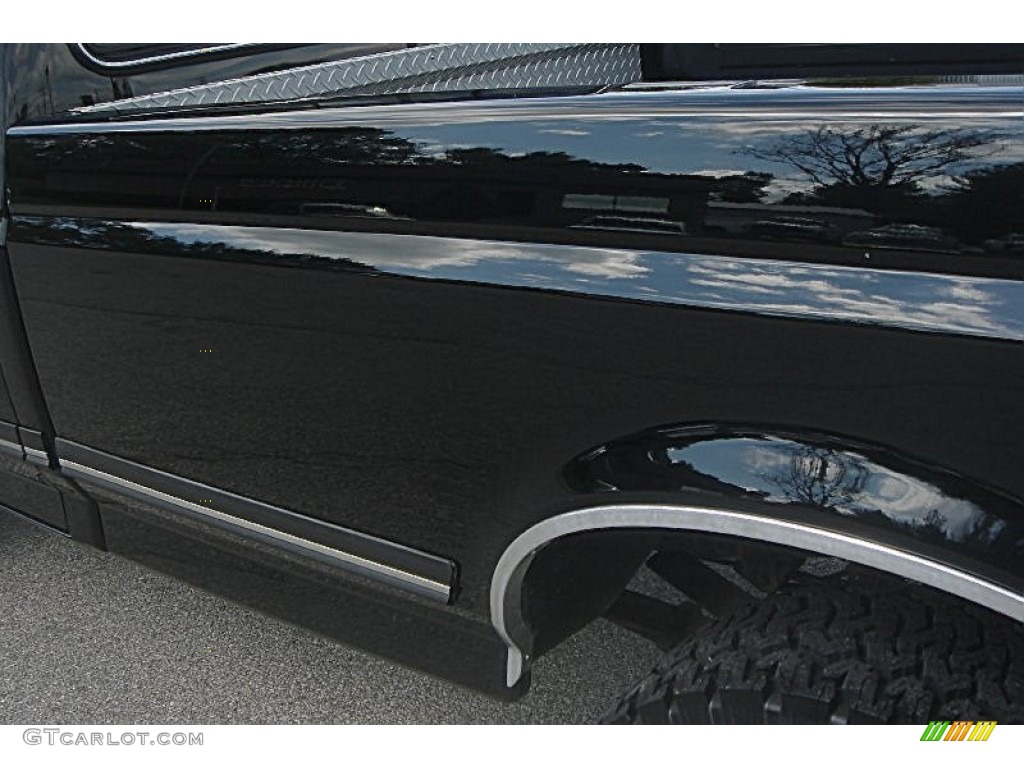 1990 F250 XLT Lariat Regular Cab 4x4 - Black / Grey photo #59