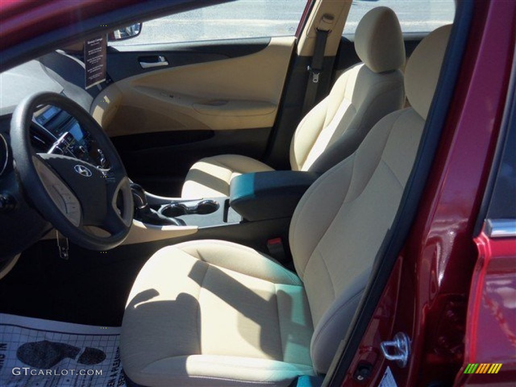 2011 Sonata GLS - Venetian Red / Camel photo #9