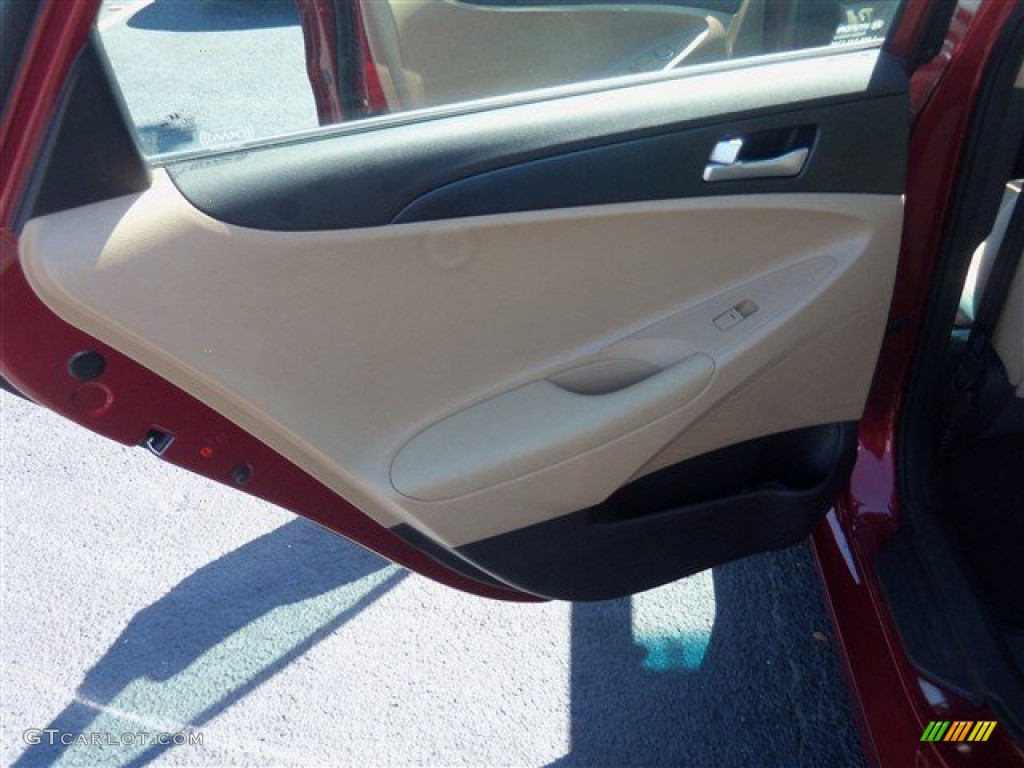 2011 Sonata GLS - Venetian Red / Camel photo #10