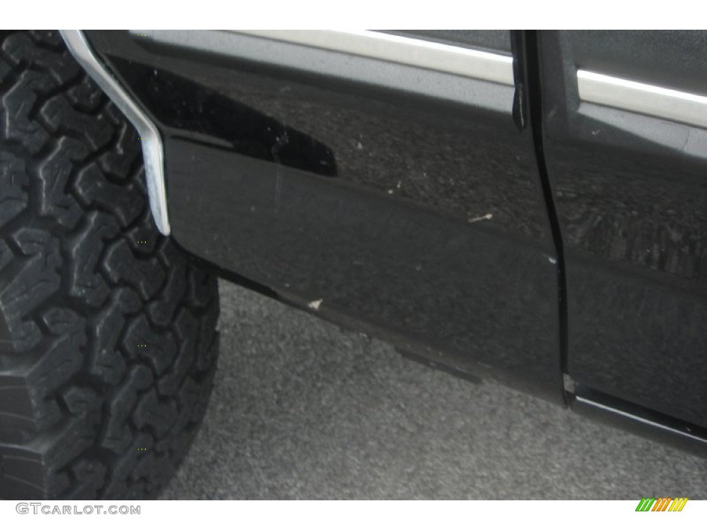1990 F250 XLT Lariat Regular Cab 4x4 - Black / Grey photo #69