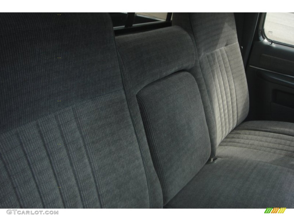 1990 F250 XLT Lariat Regular Cab 4x4 - Black / Grey photo #74