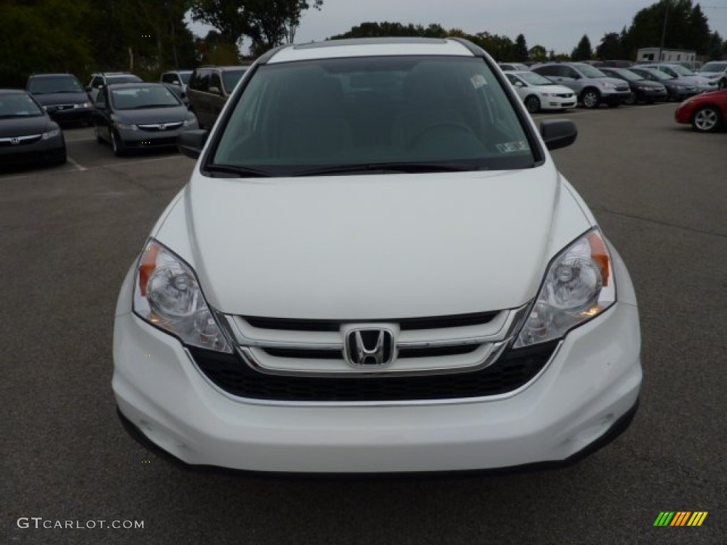 2010 CR-V EX AWD - Taffeta White / Gray photo #2