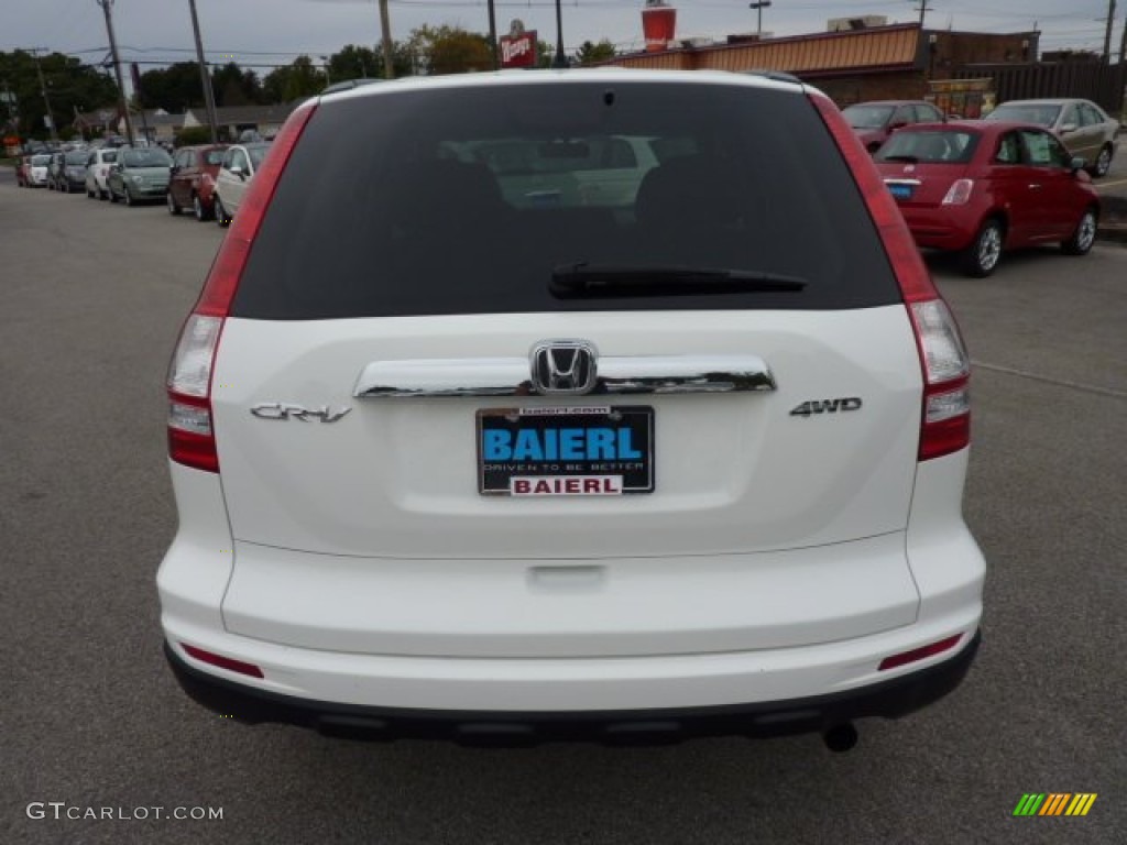 2010 CR-V EX AWD - Taffeta White / Gray photo #6