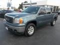 2010 Stealth Gray Metallic GMC Sierra 1500 SLE Crew Cab 4x4  photo #8