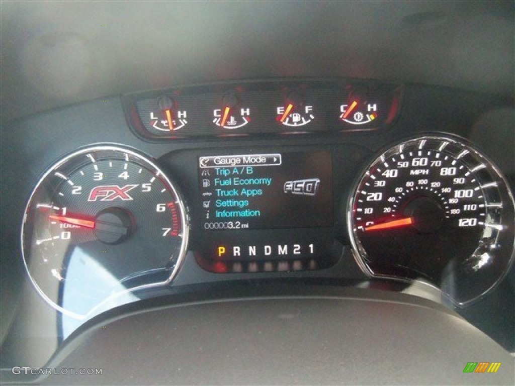 2013 Ford F150 FX4 SuperCrew 4x4 Gauges Photo #71199355