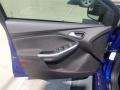 ST Performance Blue Recaro Seats 2013 Ford Focus ST Hatchback Door Panel