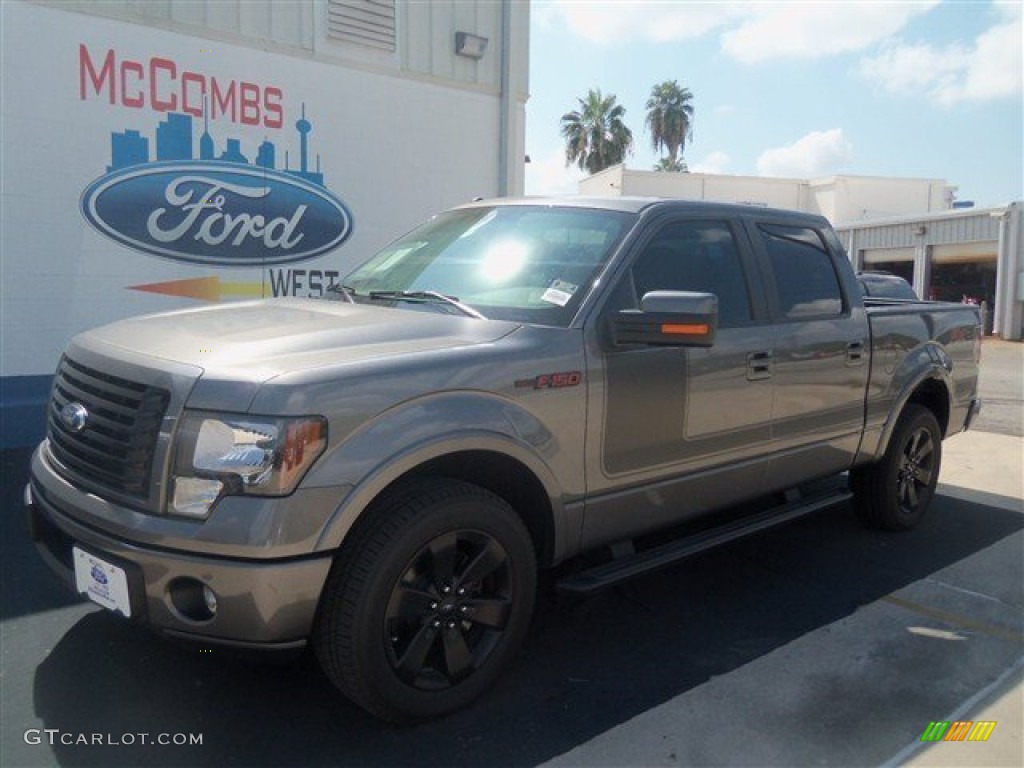 2012 F150 FX2 SuperCrew - Sterling Gray Metallic / FX Sport Appearance Black/Red photo #1