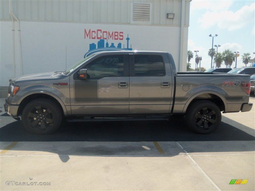 2012 F150 FX2 SuperCrew - Sterling Gray Metallic / FX Sport Appearance Black/Red photo #2