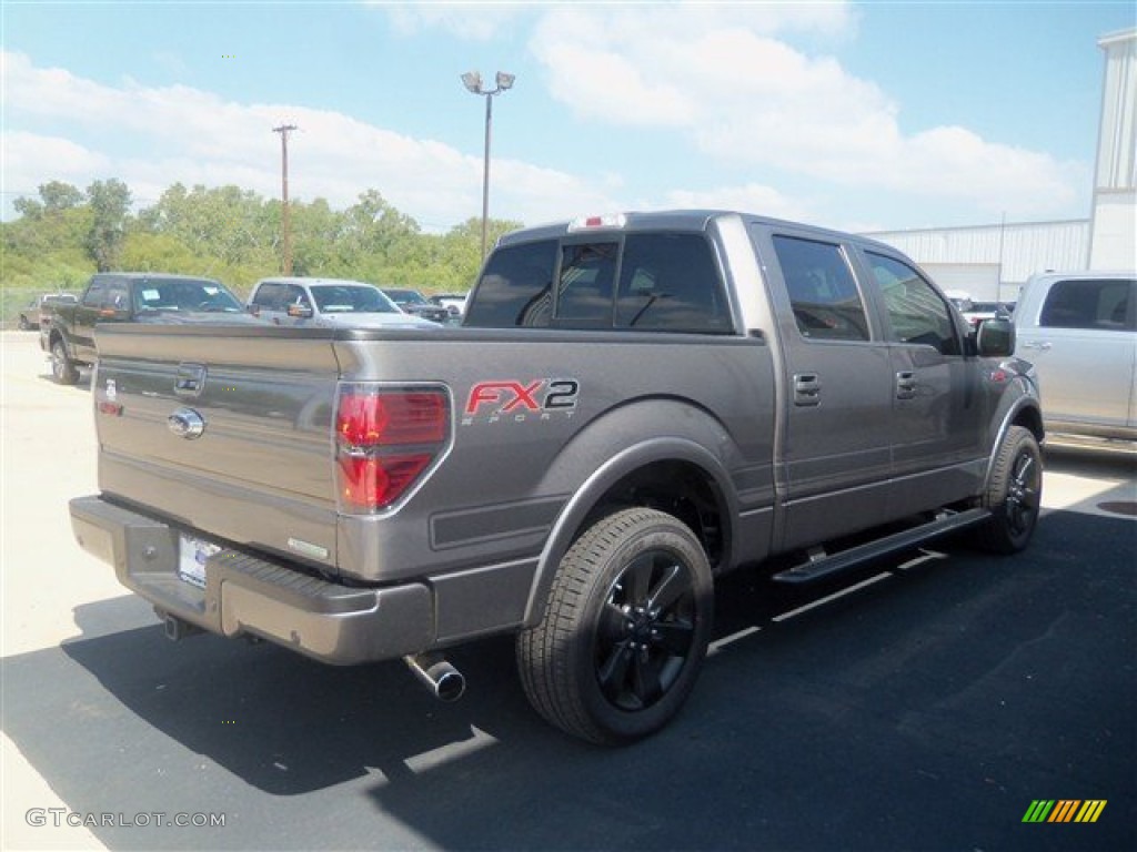 2012 F150 FX2 SuperCrew - Sterling Gray Metallic / FX Sport Appearance Black/Red photo #6