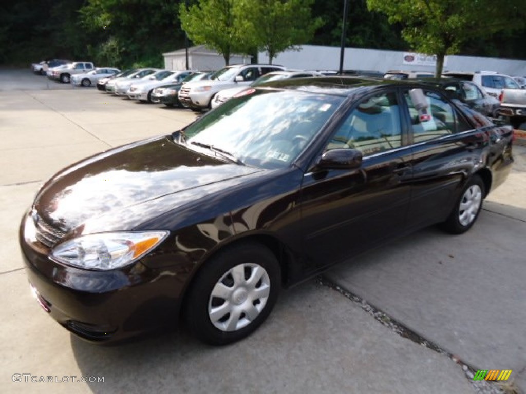 2004 Camry LE - Black Walnut Pearl / Stone photo #2