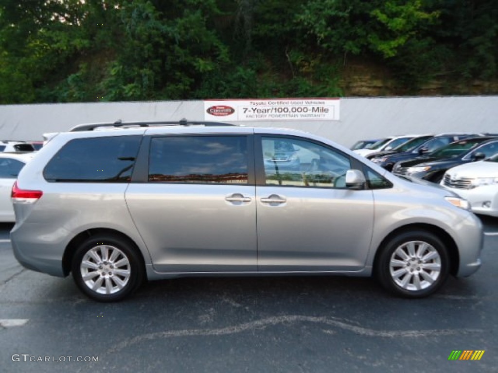 2011 Sienna Limited AWD - Silver Sky Metallic / Light Gray photo #13