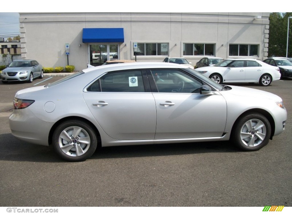 Diamond Silver Metallic 2011 Saab 9-5 Turbo4 Premium Sedan Exterior Photo #71202205