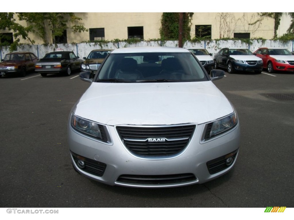 Diamond Silver Metallic 2011 Saab 9-5 Turbo4 Premium Sedan Exterior Photo #71202214