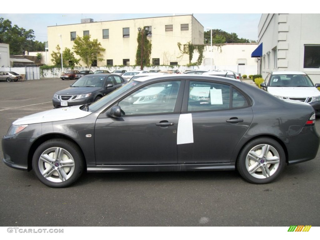 2011 9-3 2.0T Sport Sedan XWD - Carbon Grey Metallic / Black photo #1