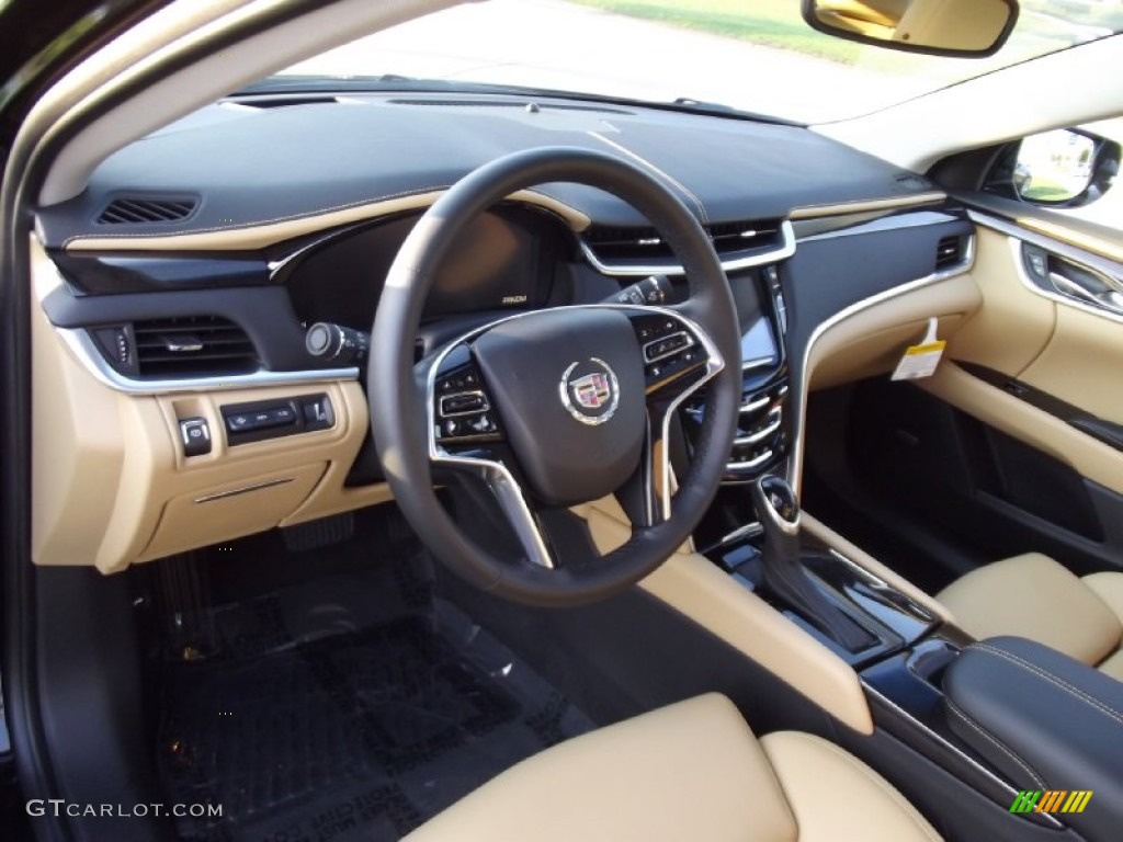 Caramel/Jet Black Interior 2013 Cadillac XTS Premium FWD Photo #71202763