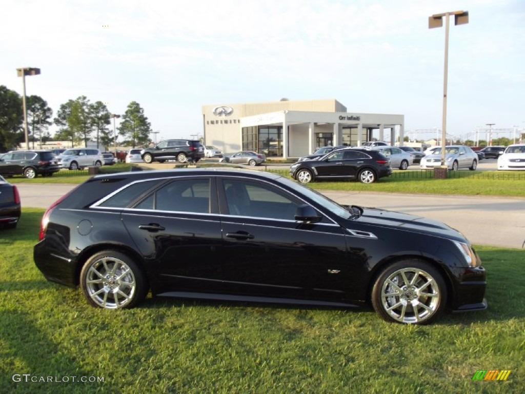 Black Raven 2013 Cadillac CTS -V Sport Wagon Exterior Photo #71203255