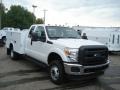 Oxford White - F350 Super Duty XL SuperCab 4x4 Utility Truck Photo No. 2