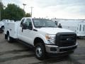 2012 Oxford White Ford F350 Super Duty XL SuperCab 4x4 Utility Truck  photo #2