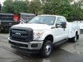 2012 Oxford White Ford F350 Super Duty XL SuperCab 4x4 Utility Truck  photo #4