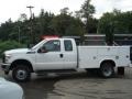 2012 Oxford White Ford F350 Super Duty XL SuperCab 4x4 Utility Truck  photo #5