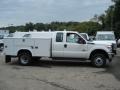 2012 Oxford White Ford F350 Super Duty XL SuperCab 4x4 Utility Truck  photo #1