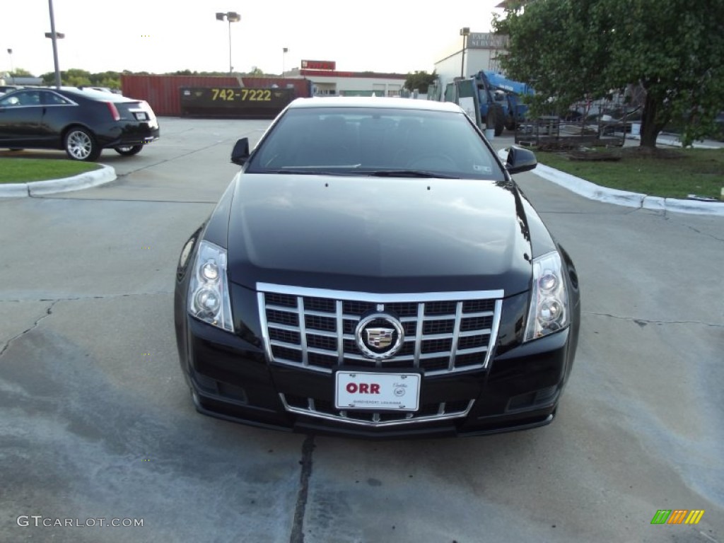 2013 CTS Coupe - Black Diamond Tricoat / Ebony photo #7