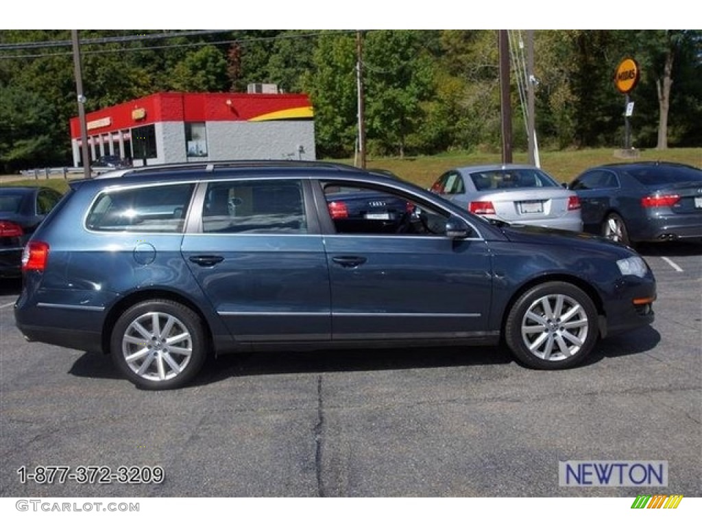 2007 Passat 3.6 4Motion Wagon - Blue Graphite Metallic / Black photo #4