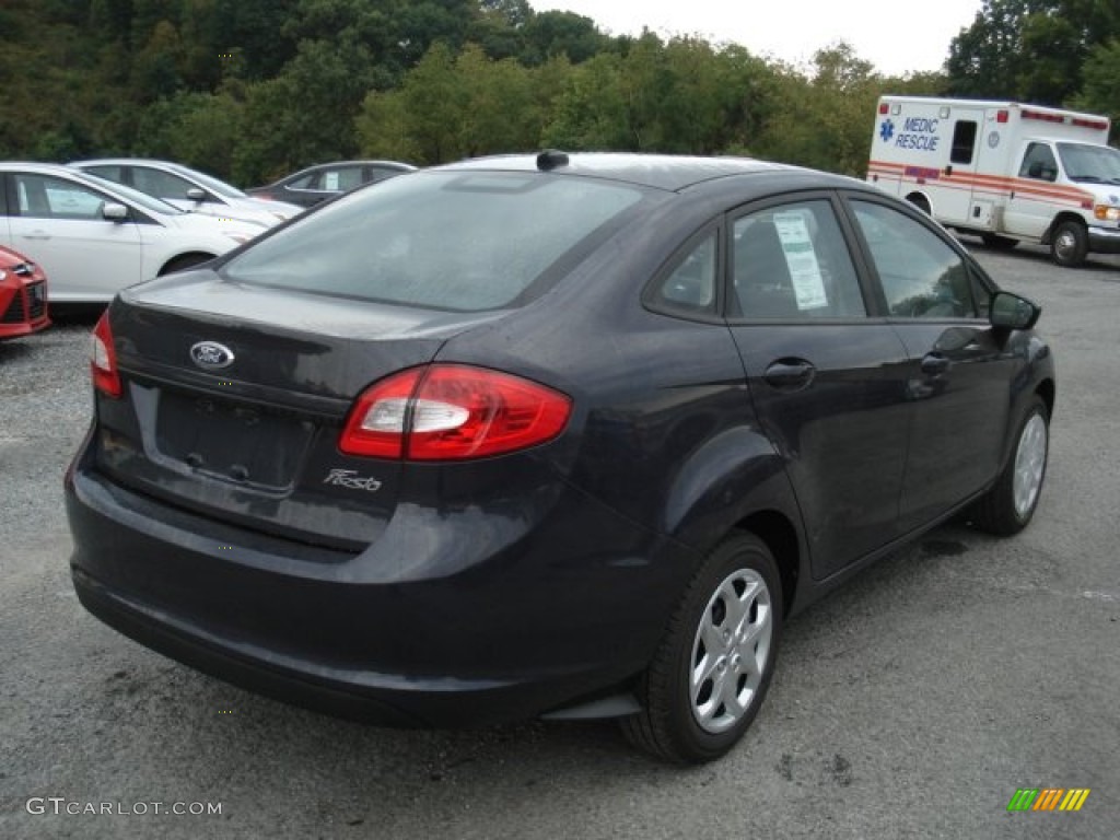 Violet Gray 2013 Ford Fiesta S Sedan Exterior Photo #71204113
