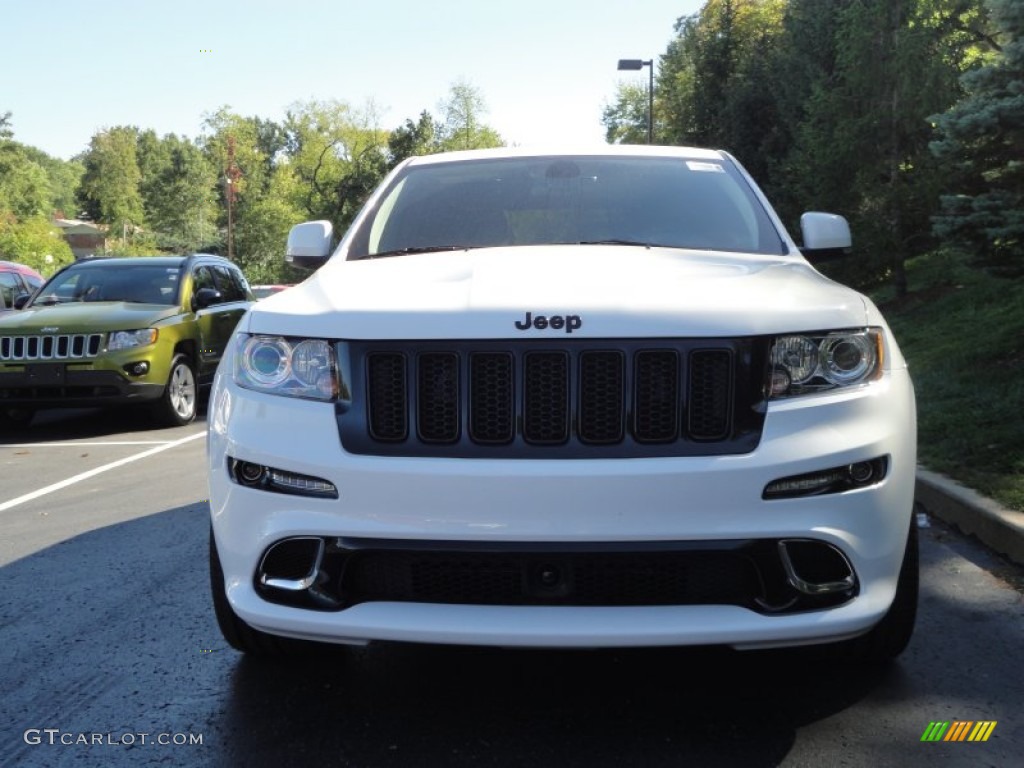 2013 Grand Cherokee SRT8 4x4 - Bright White / SRT Black photo #3