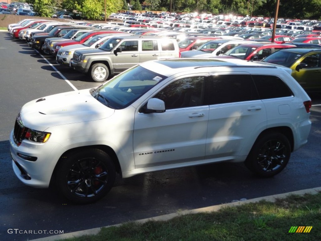 2013 Grand Cherokee SRT8 4x4 - Bright White / SRT Black photo #5