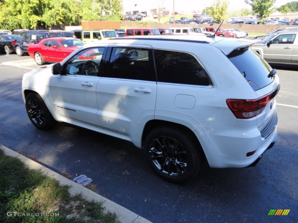 2013 Grand Cherokee SRT8 4x4 - Bright White / SRT Black photo #6