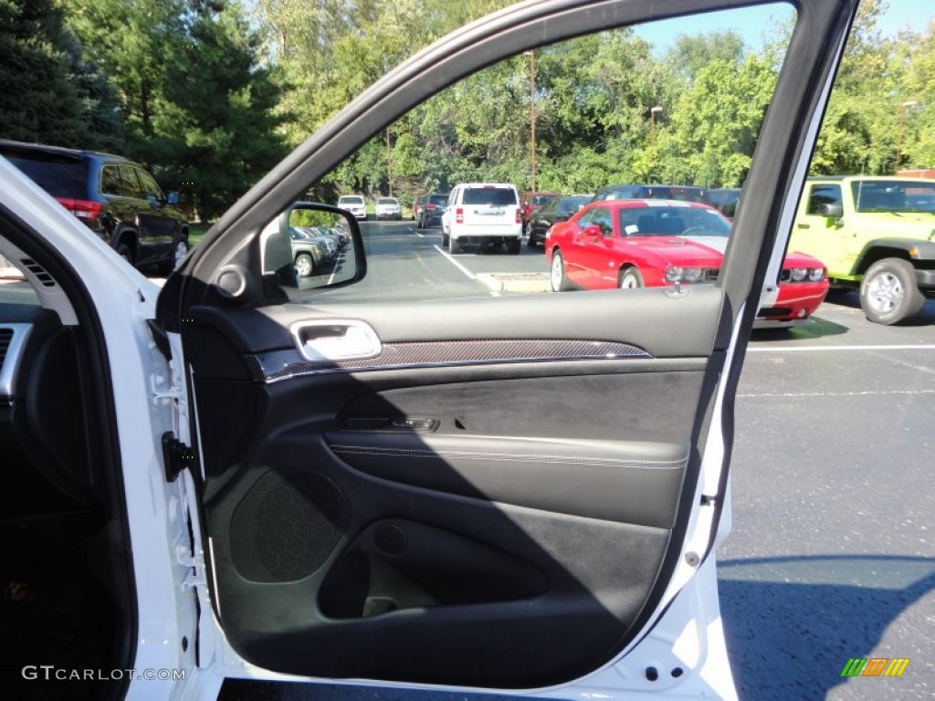 2013 Grand Cherokee SRT8 4x4 - Bright White / SRT Black photo #17