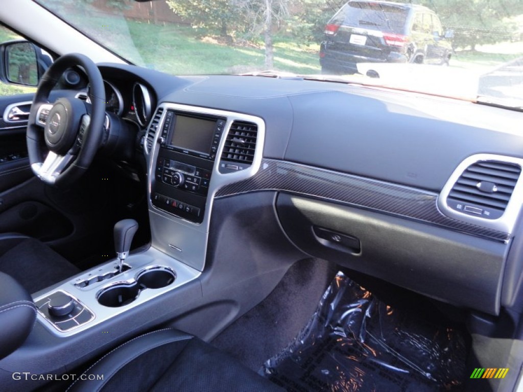 2013 Jeep Grand Cherokee SRT8 4x4 SRT Black Dashboard Photo #71204893