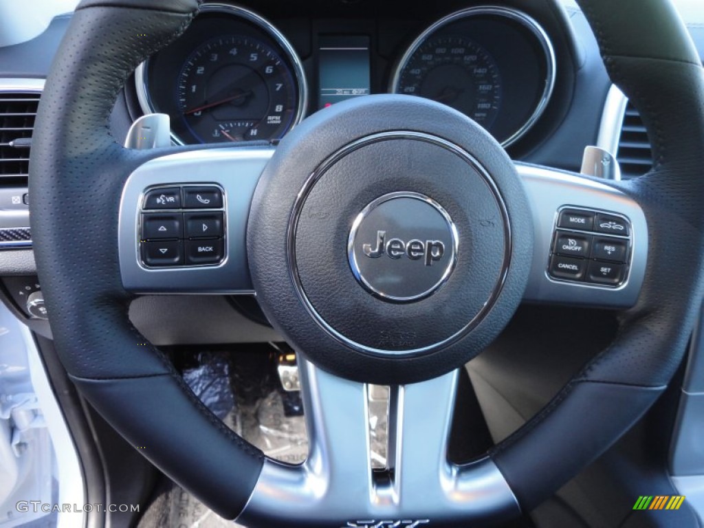 2013 Grand Cherokee SRT8 4x4 - Bright White / SRT Black photo #28