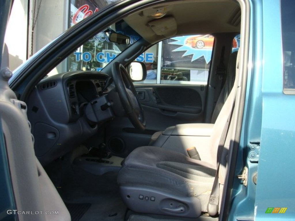 2000 Durango SLT 4x4 - Aquamarine Metallic / Mist Gray photo #5