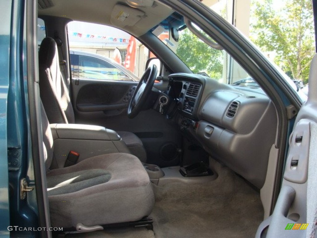 2000 Durango SLT 4x4 - Aquamarine Metallic / Mist Gray photo #6