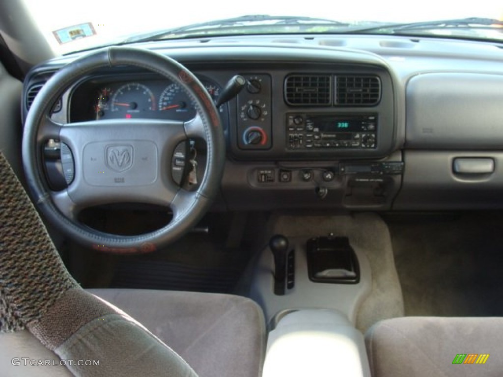 2000 Durango SLT 4x4 - Aquamarine Metallic / Mist Gray photo #7