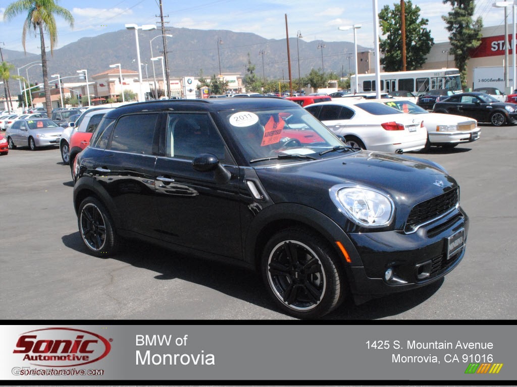 2011 Cooper S Countryman - Absolute Black / Carbon Black photo #1