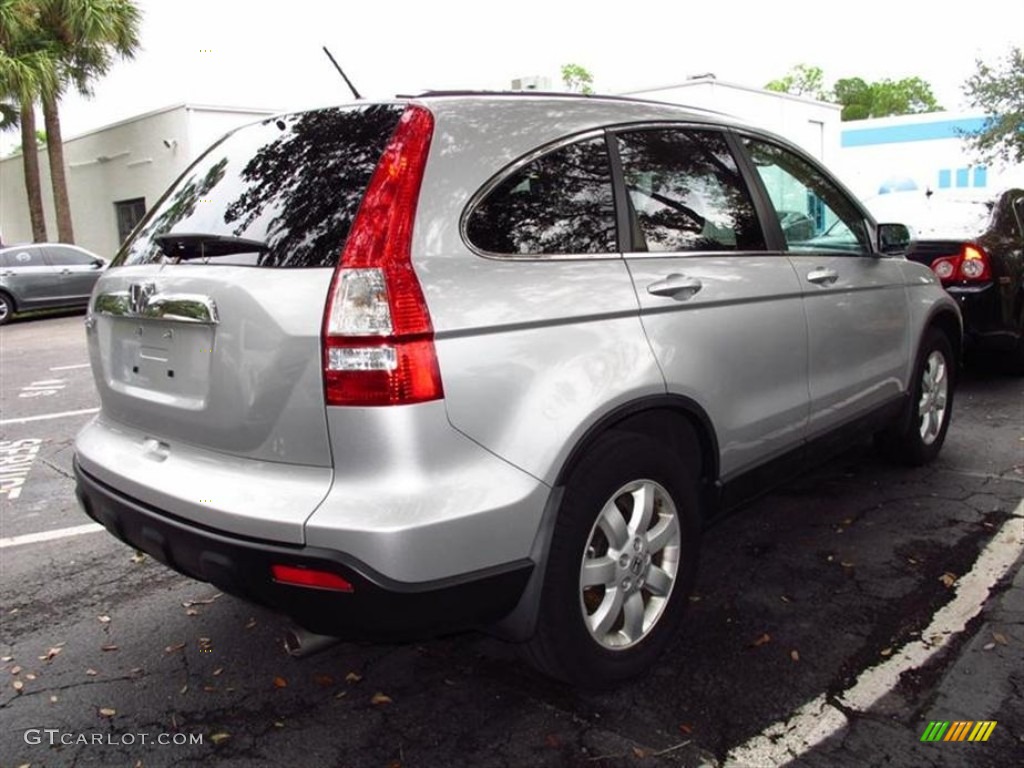 2009 CR-V EX-L - Alabaster Silver Metallic / Gray photo #4