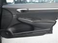 Black 2008 Honda Civic Si Sedan Door Panel